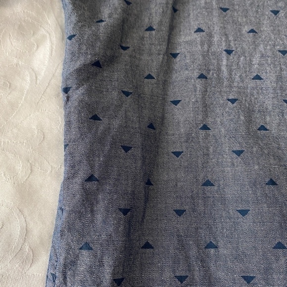 Ripzone Blue/Gray Patterned Men's Short Sleeve Button Up Shirt Size Large - Picture 10 of 11